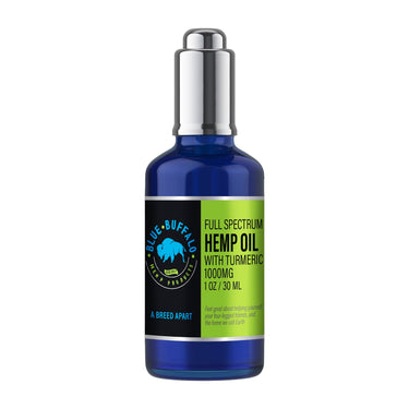 Full Spectrum CBD Oil Tincture w/ Turmeric Anti-Inflammatory - 1000mg | 25mg/day | 40 Day
